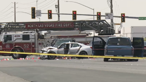 Deadly crashes reach near record high in Las Vegas valley