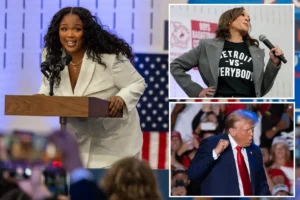 Pop star Lizzo ripped online after saying ‘the whole country will be like Detroit’ if Kamala wins