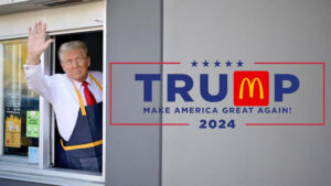 Trump’s Epic Shift at McDonald’s Dominates Internet