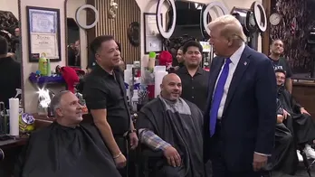 WATCH: Trump joins Fox News at NYC barbershop hit hard by inflation