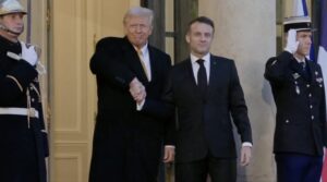 TRUMP POWER MOVE HANDSHAKE: Trump Shows Macron Who’s Boss During Power Play Handshake Ahead of Notre Dame’s Reopening