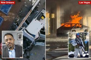 Vegas Police Say “Very Strange Similarities” Between Cybertruck Bombing & Bourbon Street Massacre