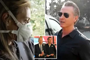 PHONING IT IN: Frazzled Gov. Newsom tells distraught LA mom he’s struggling to call Biden when confronted over wildfires: ‘WHY WAS THERE NO WATER?’